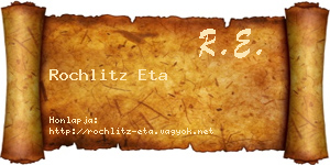 Rochlitz Eta névjegykártya